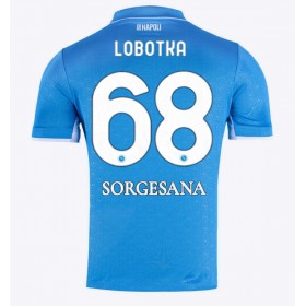 Pánské fotbalový oblečení SSC Napoli Stanislav Lobotka #68 Domácí košile 2024-25 Krátkým Rukávem